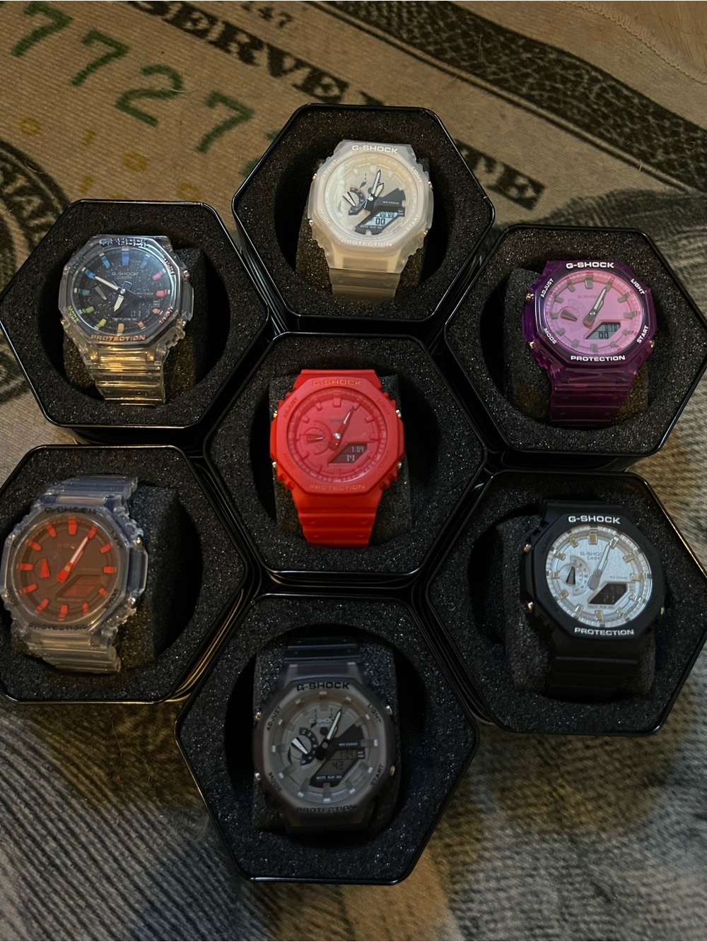 G-SHOCK Men's Red Resin Sport Watch - Durable Shock Resistant Design